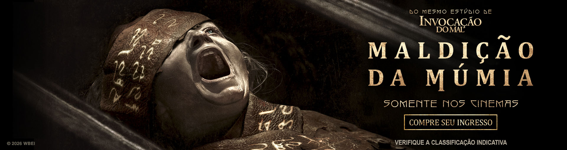 Banner Maldição Da Múmia